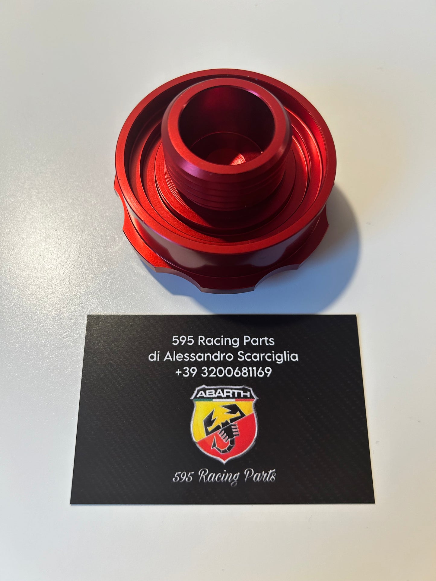 Aluminum Engine Oil Cap Fiat 500 Abarth - 500 - 695 Available in different colors