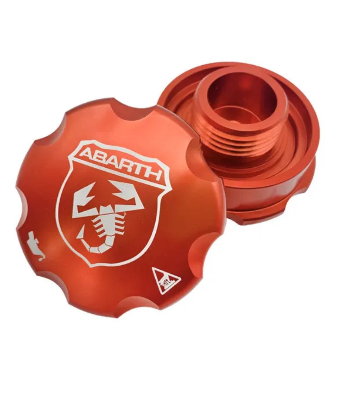 Aluminum Engine Oil Cap Fiat 500 Abarth - 500 - 695 Available in different colors