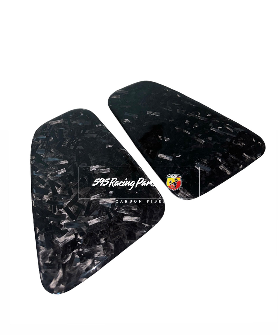 Placchette Fanali Posteriori in CARBONIO VERO Per Abarth 500 - 595 - 695 Restyling - in diverse finiture