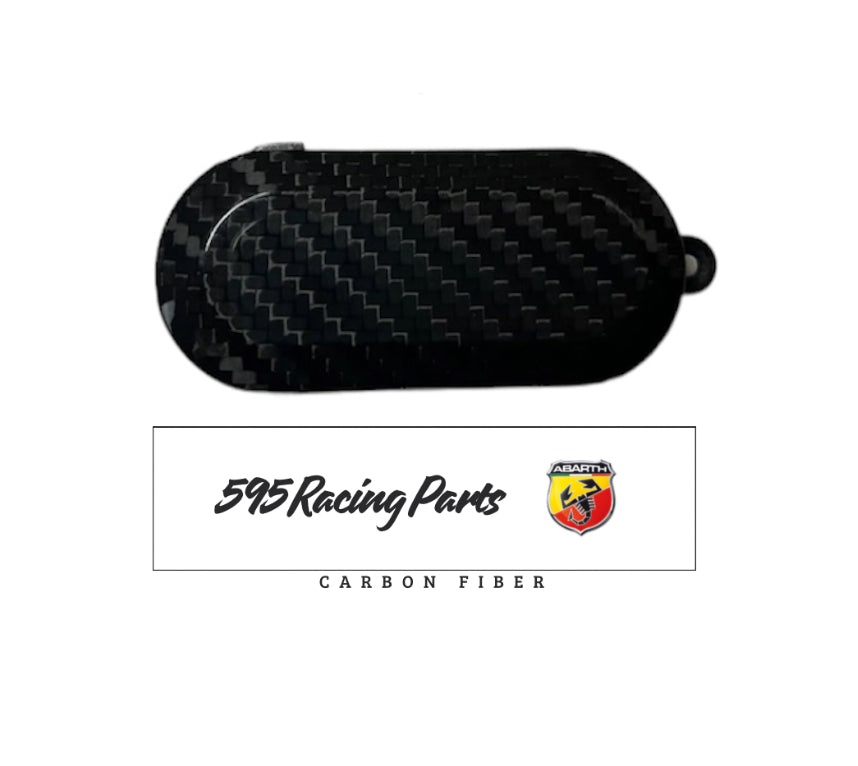 Fiat Key Cover in REAL Carbon 