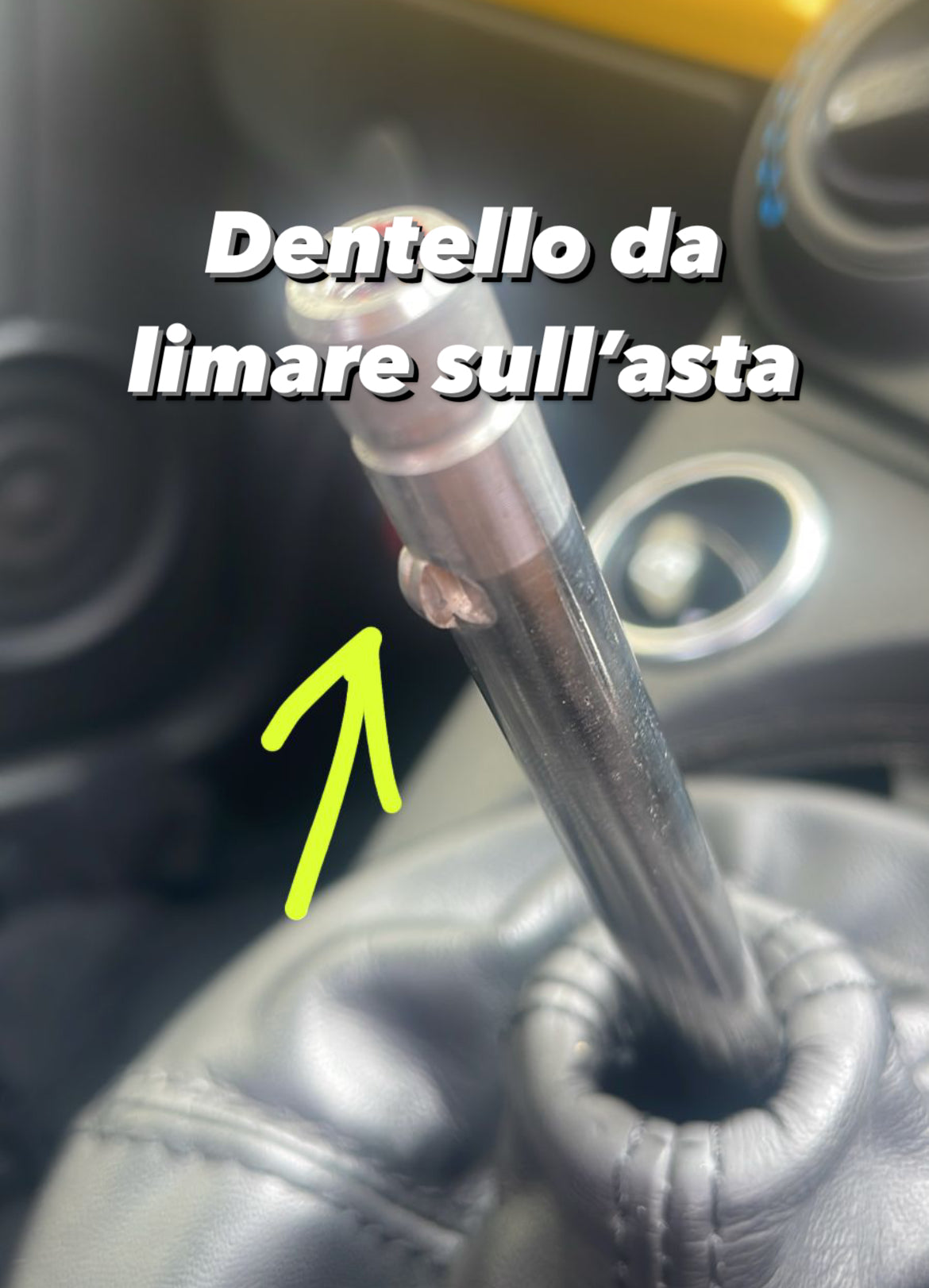 Pomello cambio In carbonio Fiat 500 Abarth 595- 695