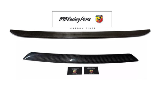 Kit cover Splitter anteriore e posteriore in CARBONIO VERO per Fiat 500 Abarth - 595 - 695 - Restyling - diverse finiture