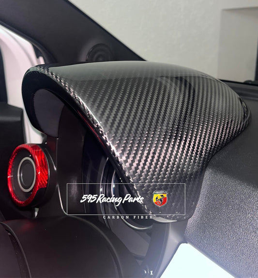 Cover Cupolino in VERO CARBONIO per Abarth 500 - 595 - 695