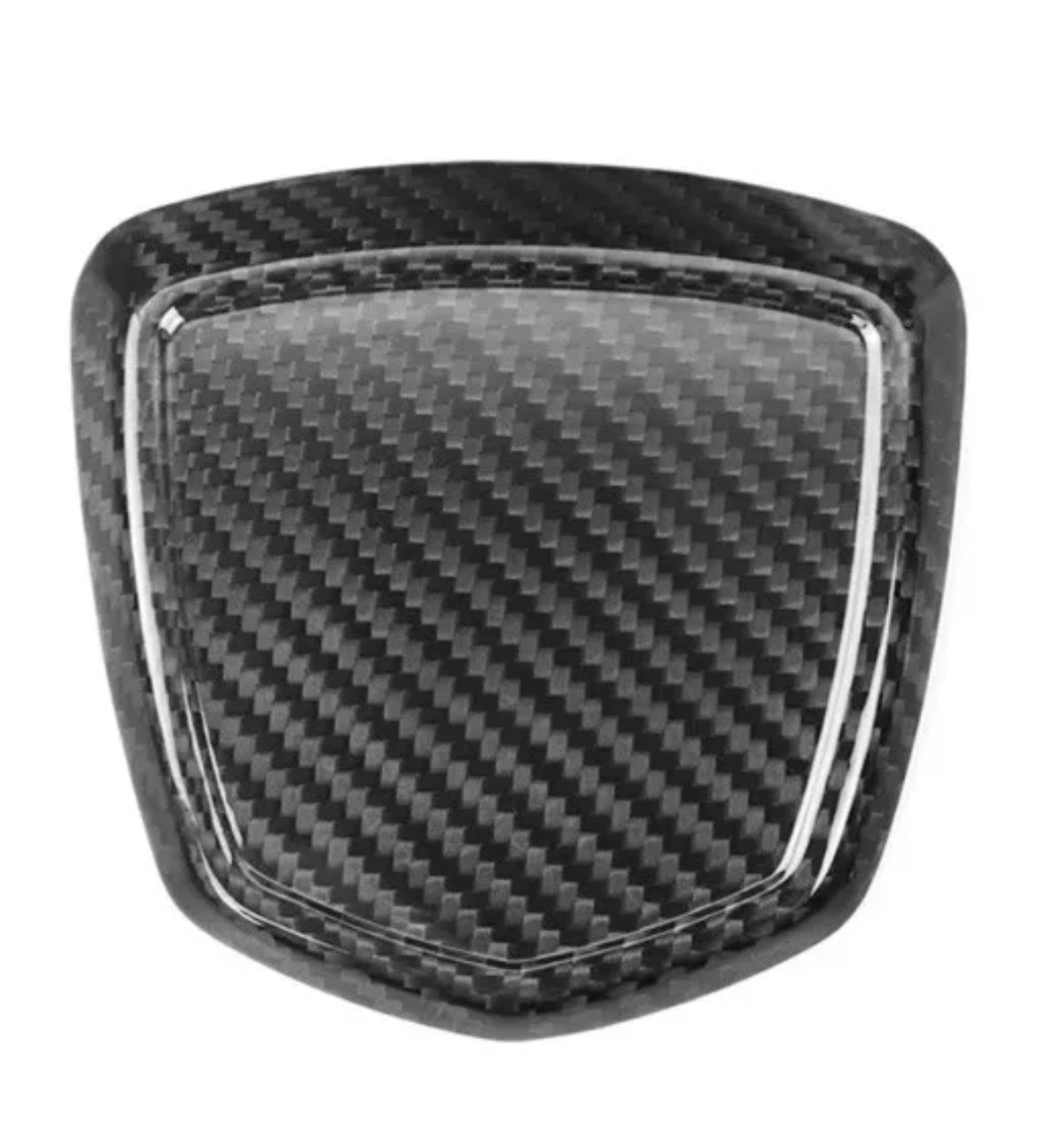 Fiat 500 Abarth 595 - 695 carbon rear Logo cover