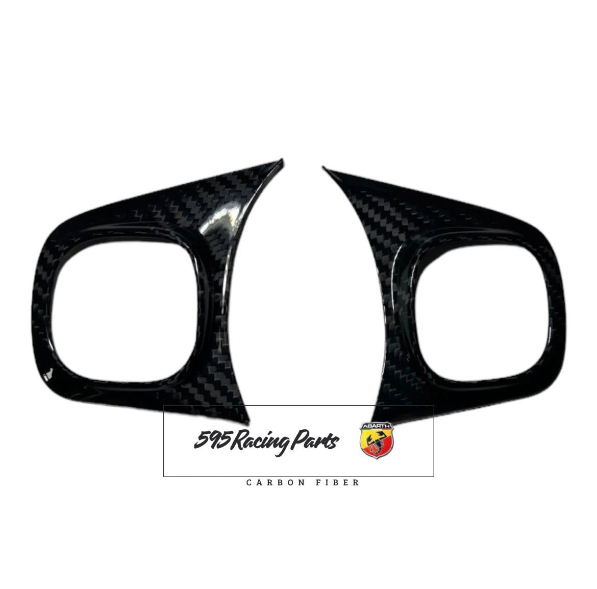 Carbon Steering Wheel Conversion Kit for Abarth 595 - 500 - 695 