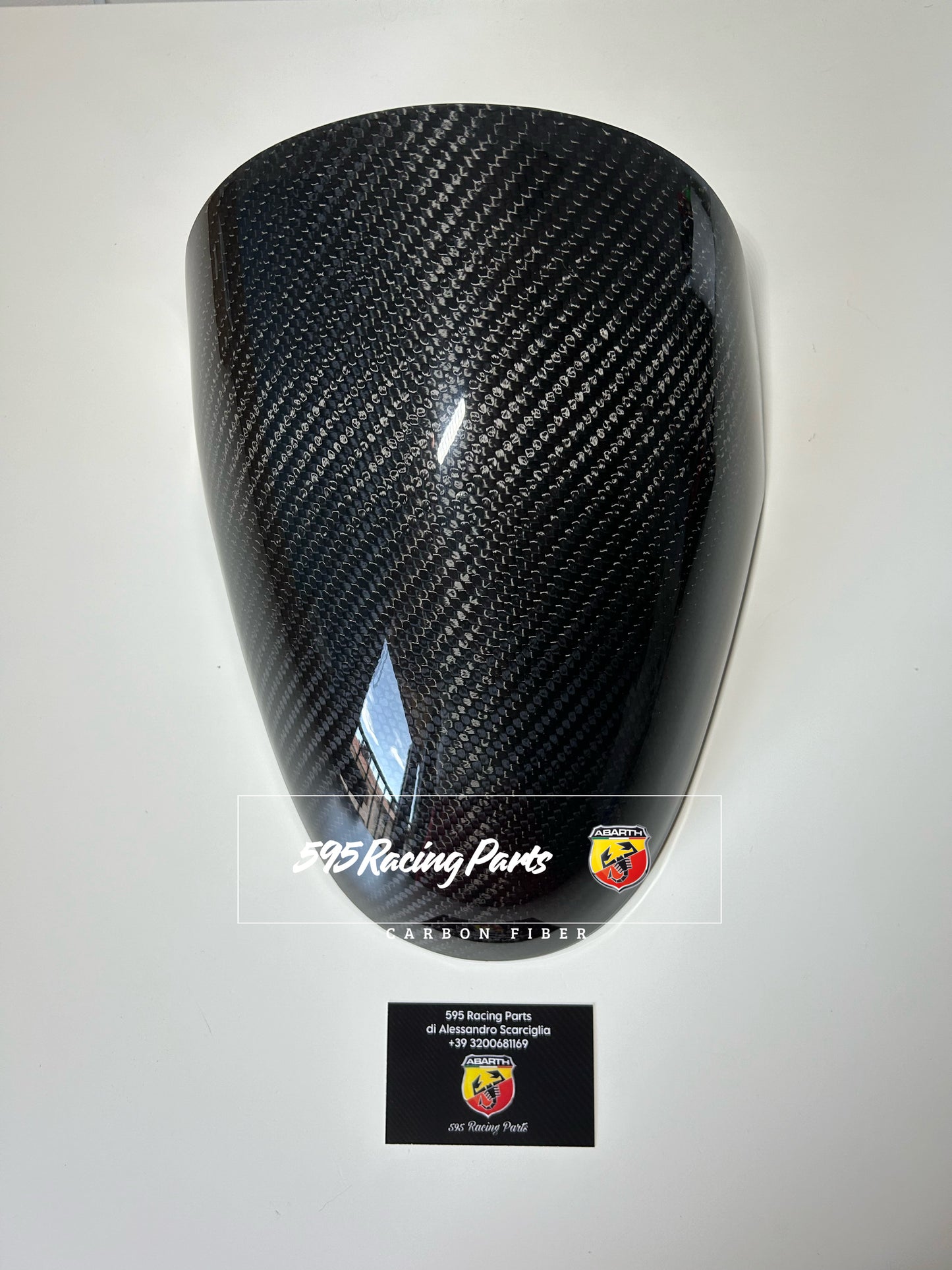 Cover Cupolino in VERO CARBONIO per Abarth 500 - 595 - 695