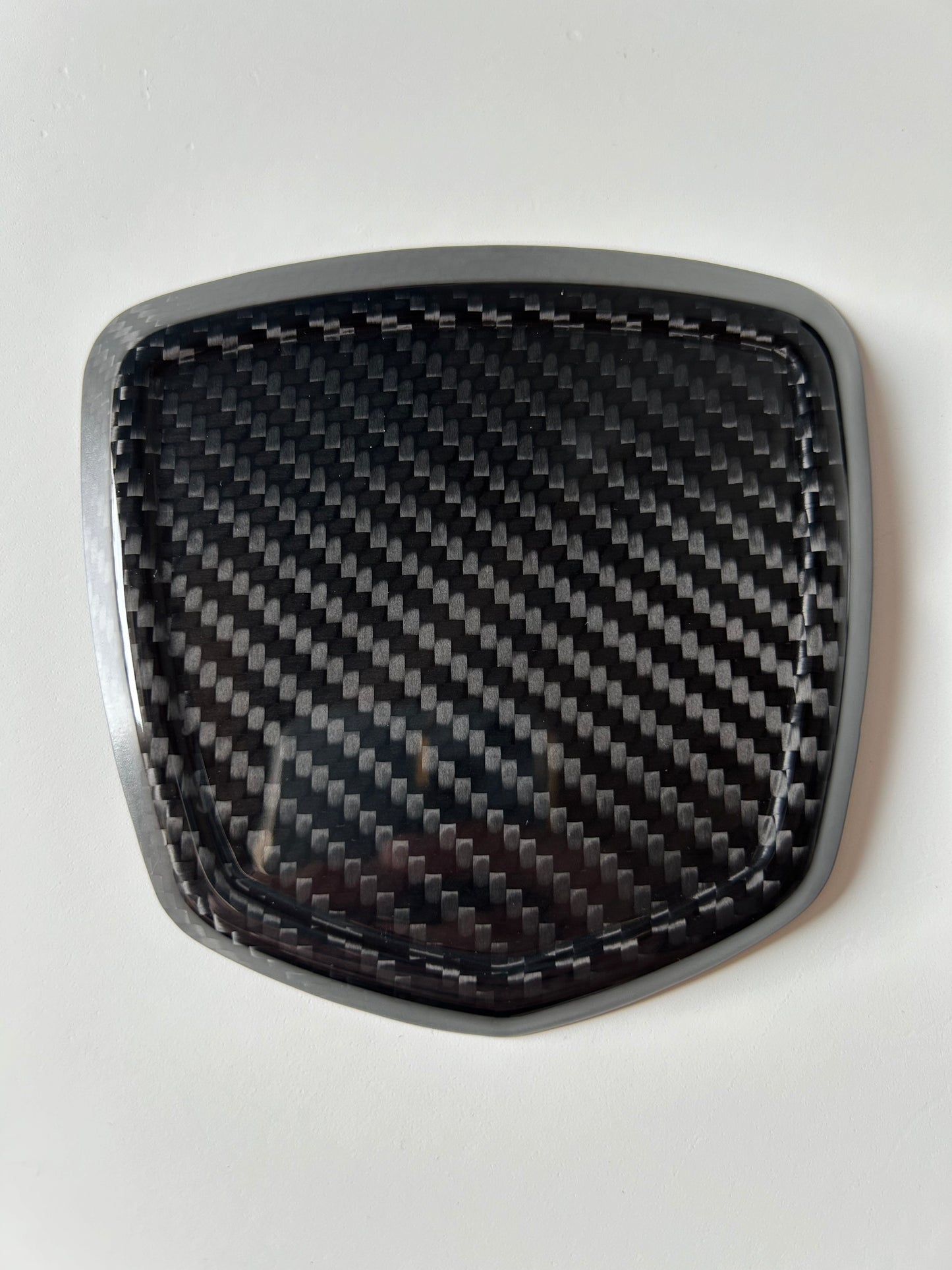 Fiat 500 Abarth 595 - 695 carbon rear Logo cover