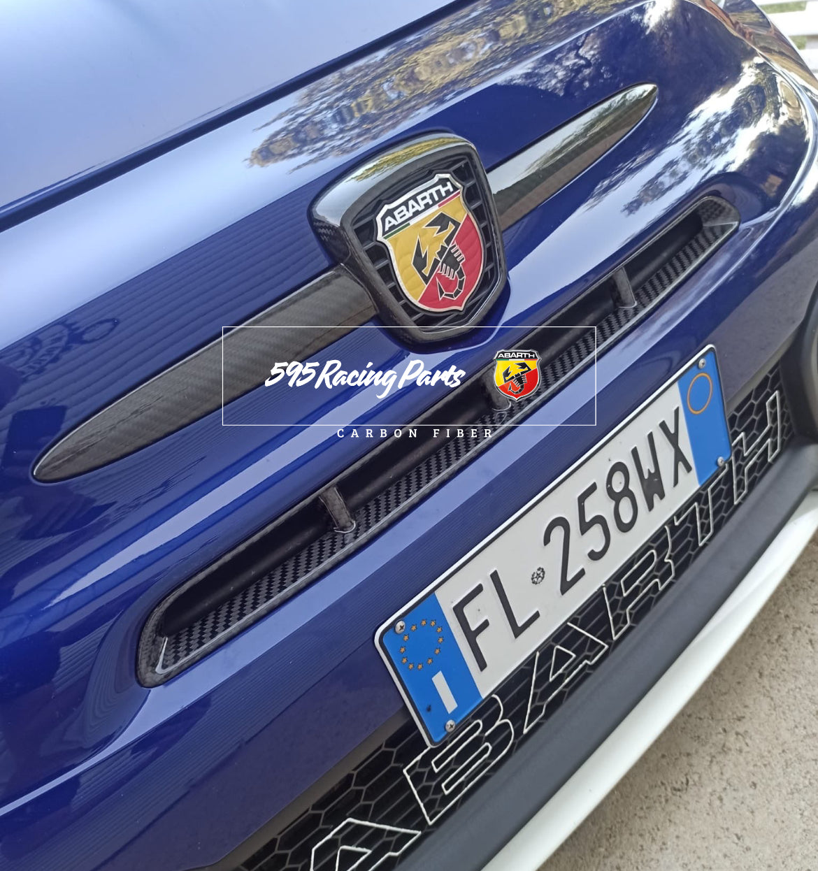 Presa d’aria paraurti in carbonio Abarth 595 - 695 - 500