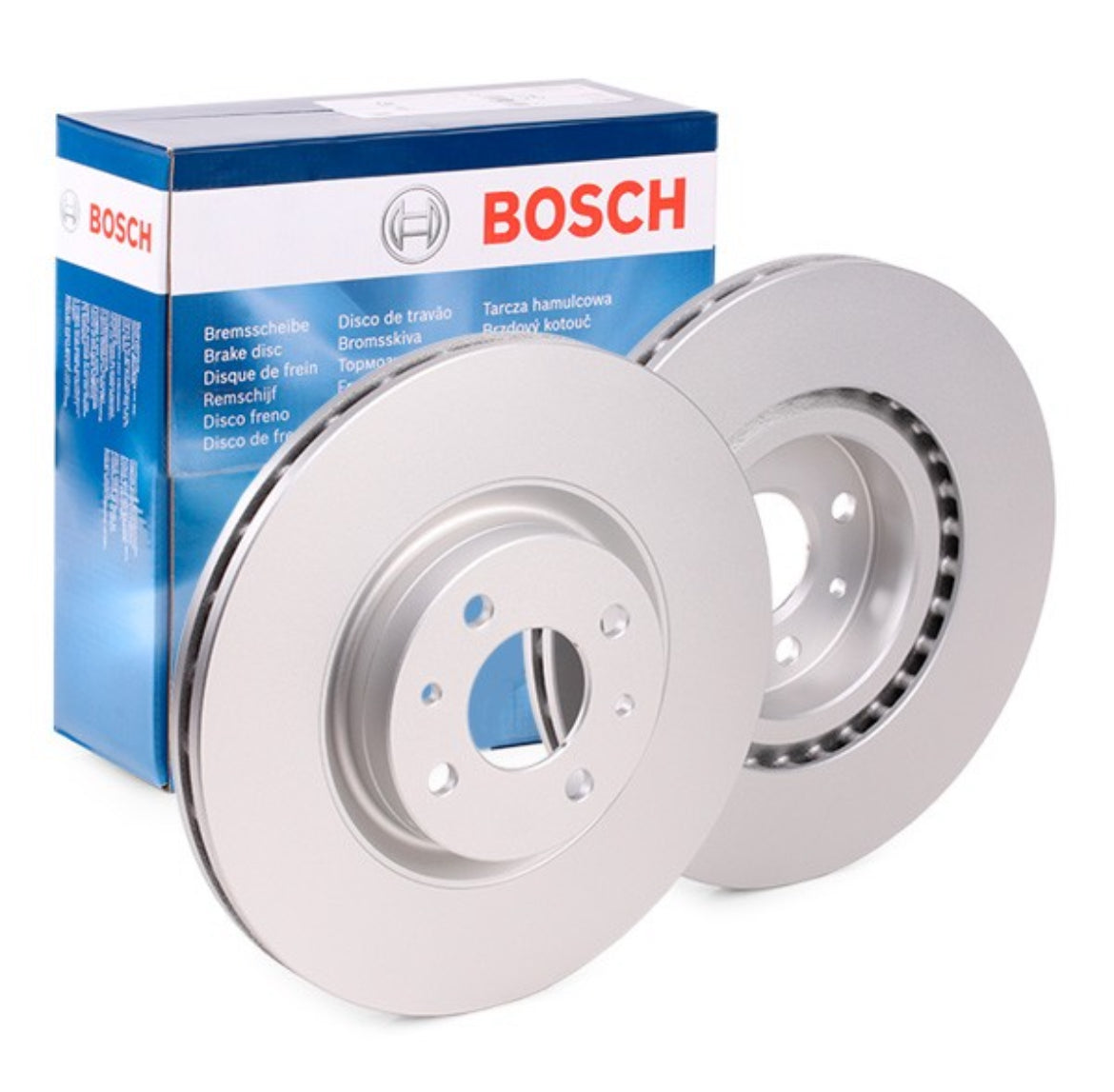 Set 2 Dischi originali Bosh posteriori 240mm per Abarth 500 - 595 - 695