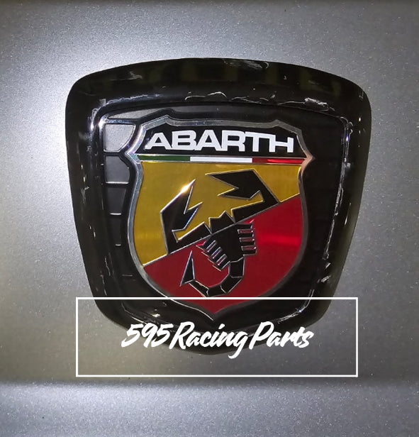 Cover Logo Posteriore in CARBONIO VERO Fiat 500 Abarth 595 - 695 - in diverse finiture