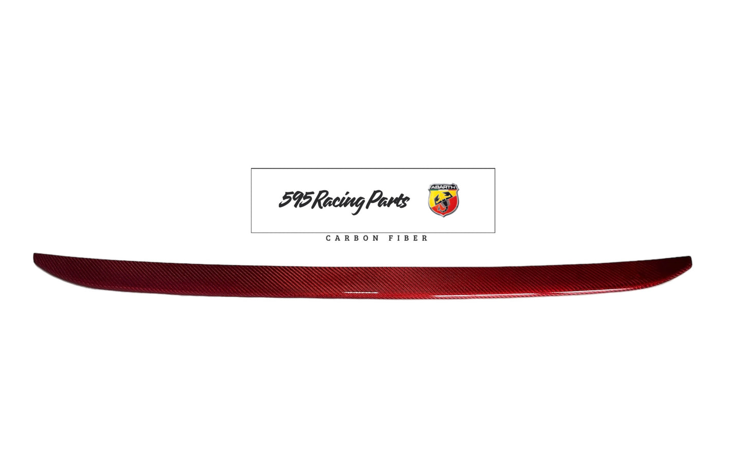 Cover Splitter estrattore posteriore in CARBONIO VERO Fiat 500 Abarth - 595 - 695 - Restyling - diverse finiture