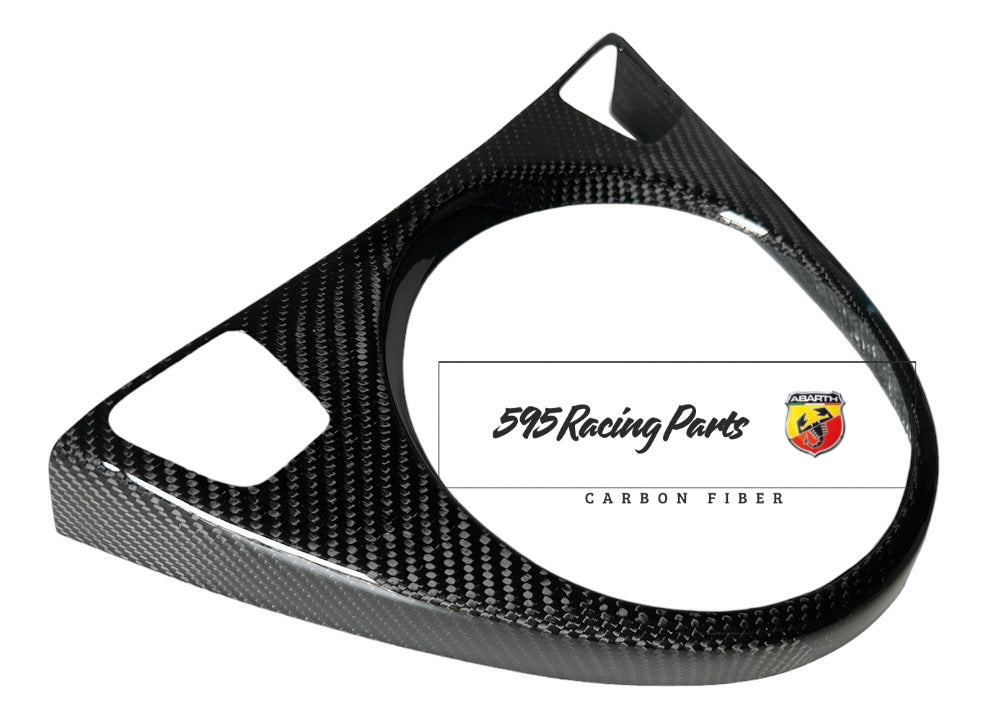 Cover Cambio in CARBONIO VERO Fiat 500 Abarth - 595 - 695 - Fiat 500 - Pre Restyling