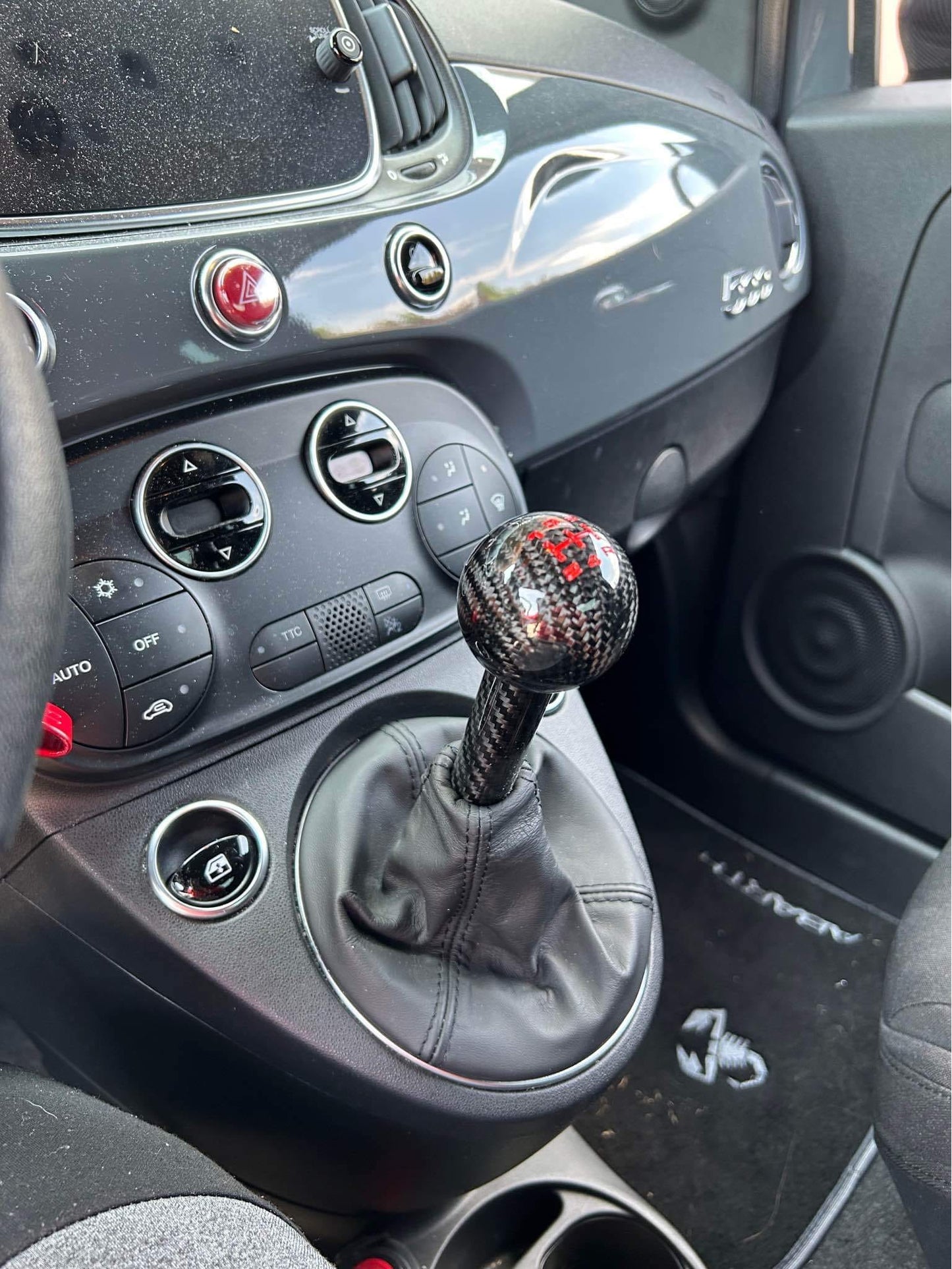 Fiat 500 Abarth carbon gear knob - 595 - 500 - 695 