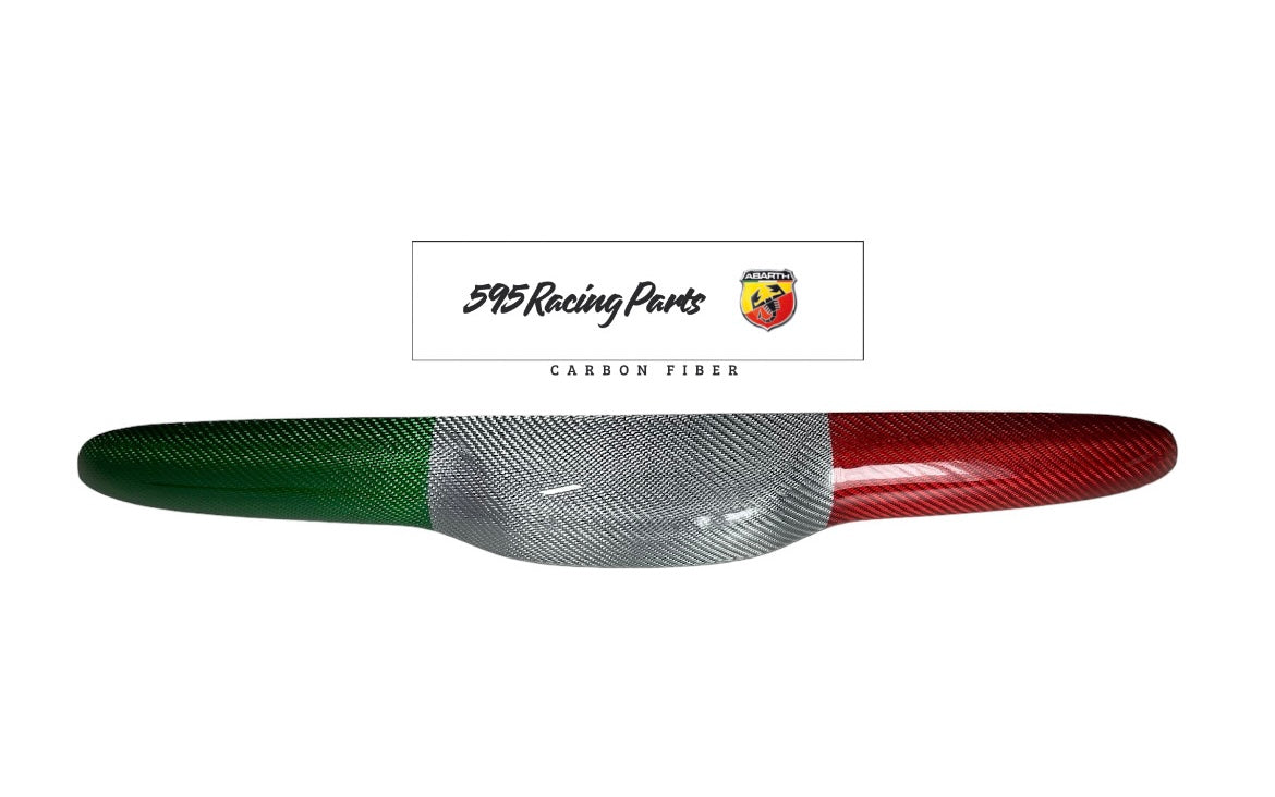 Rear Trunk Handle Cover in carbon fiber Fiat 500 Abarth 595 - 695 - Fiat 500 