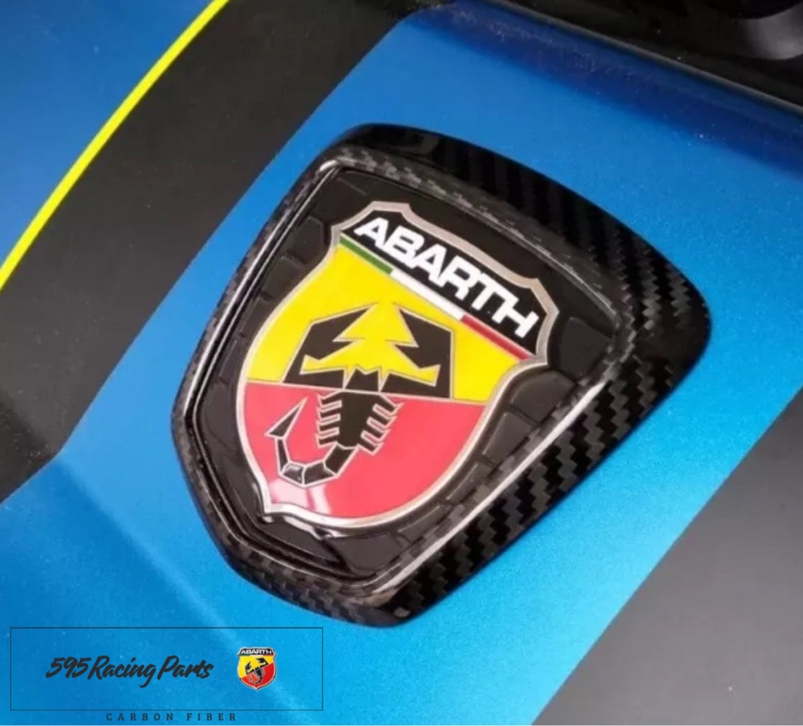 Cover Logo Posteriore in CARBONIO VERO Fiat 500 Abarth 595 - 695 - in diverse finiture