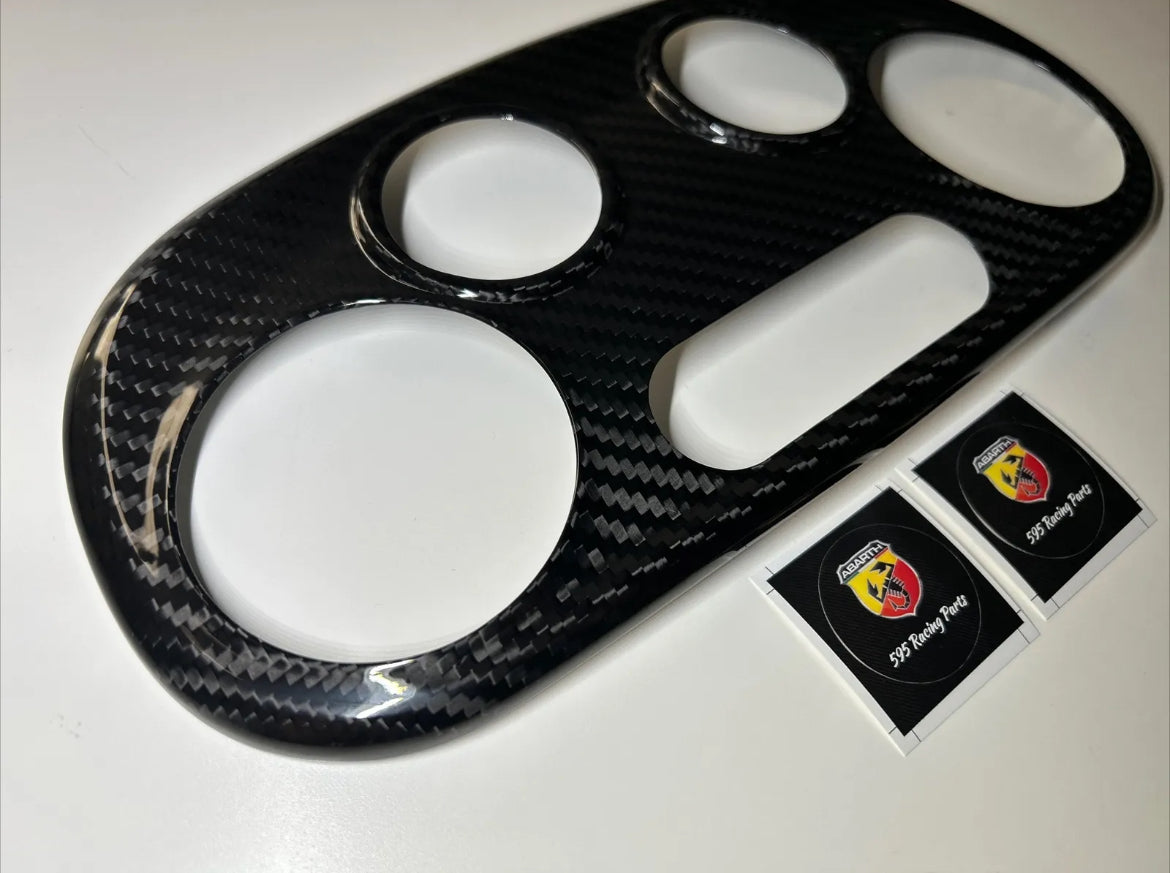 Automatic Climate Cover - Manual in carbon Fiat 500 Abarth 595 - 695