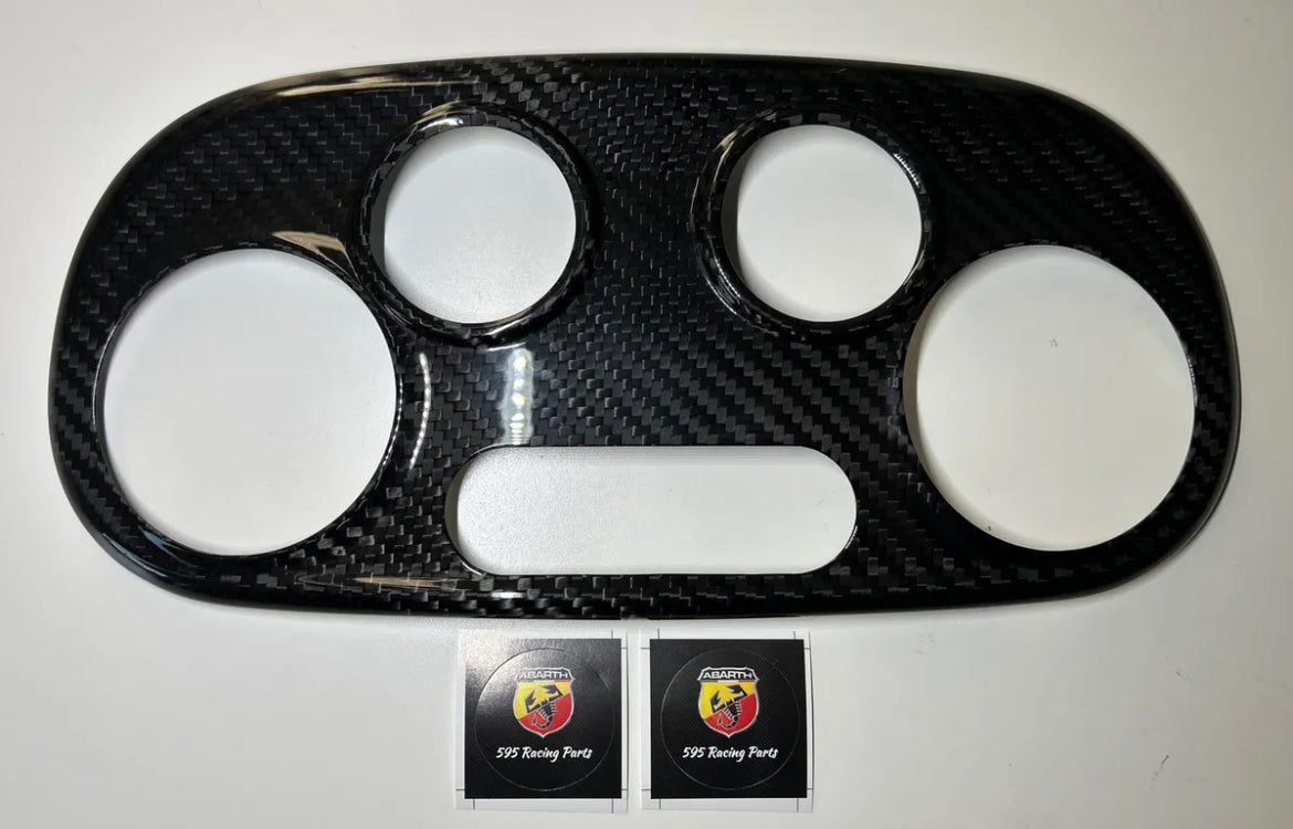 Automatic Climate Cover - Manual in carbon Fiat 500 Abarth 595 - 695